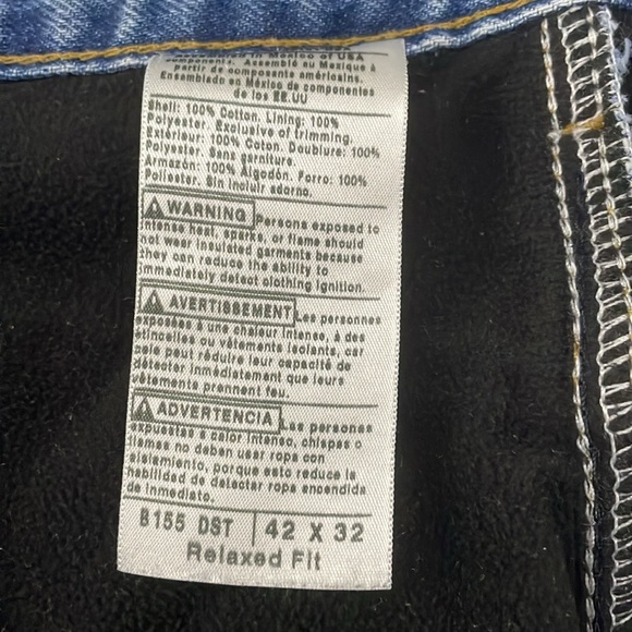 Carhartt Mens Insulated Jeans - Picture 9 of 9